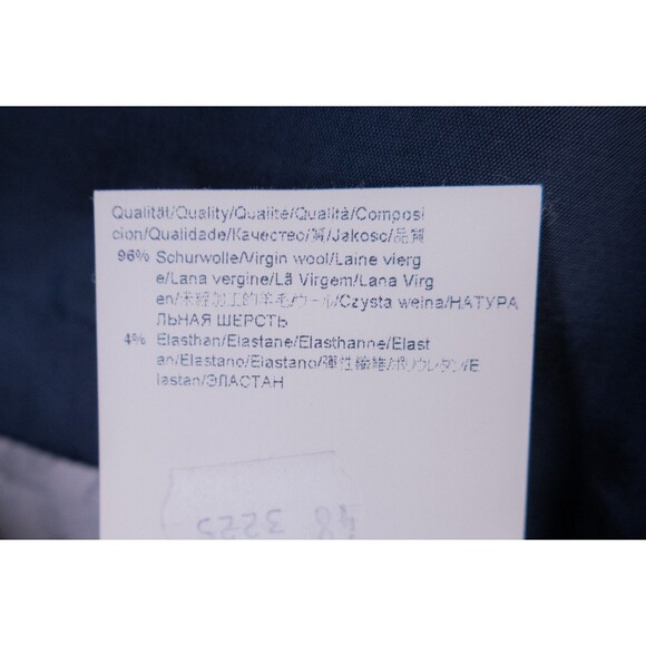 BOSS Hugo Boss JAM75 Blazer Sport Coat Jacket Men’s 38R Solid Blue Wool 2-Button - Picture 15 of 16